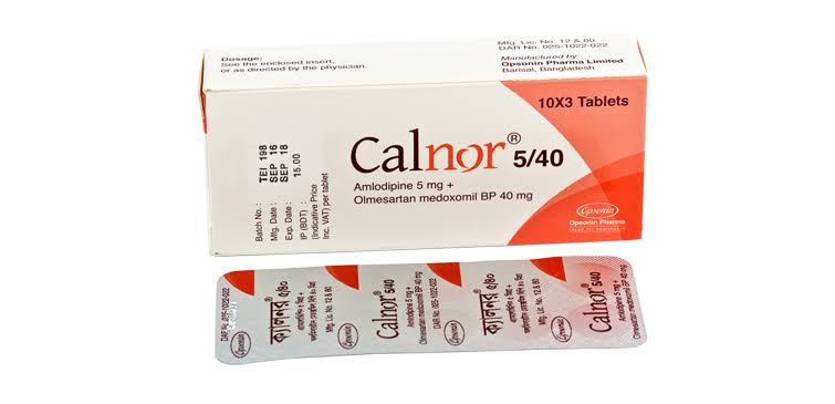 Picture of Calnor 5/40 Tablet